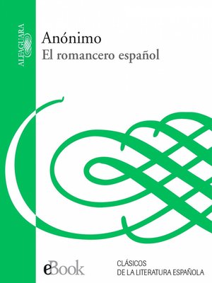 cover image of El romancero español
